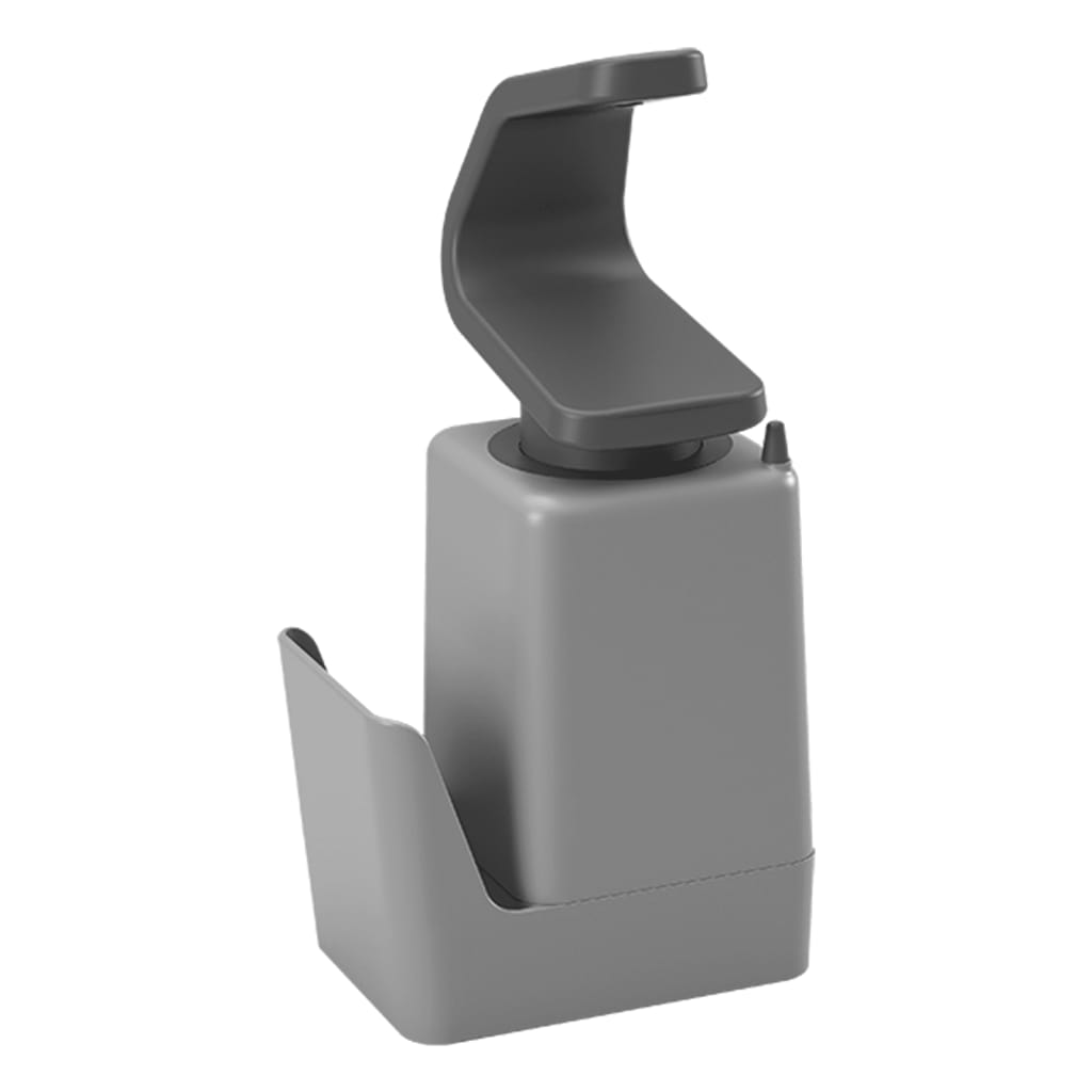 Dispensador de sabonete metaltex soaptex - com porta esponja - 330 ml