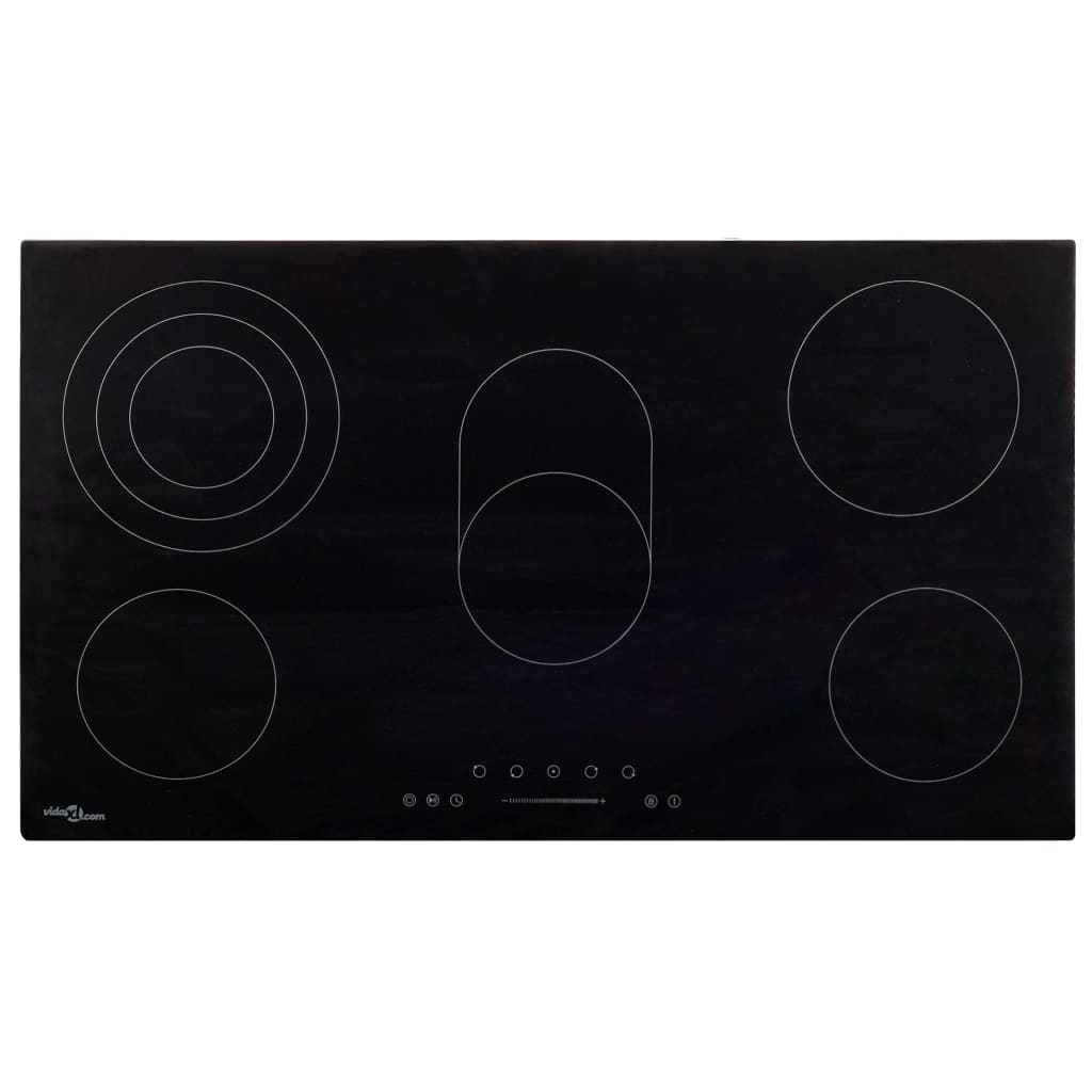 vidaXL vitrocerámica con 5 quemadores control táctil 77 cm 8500 w