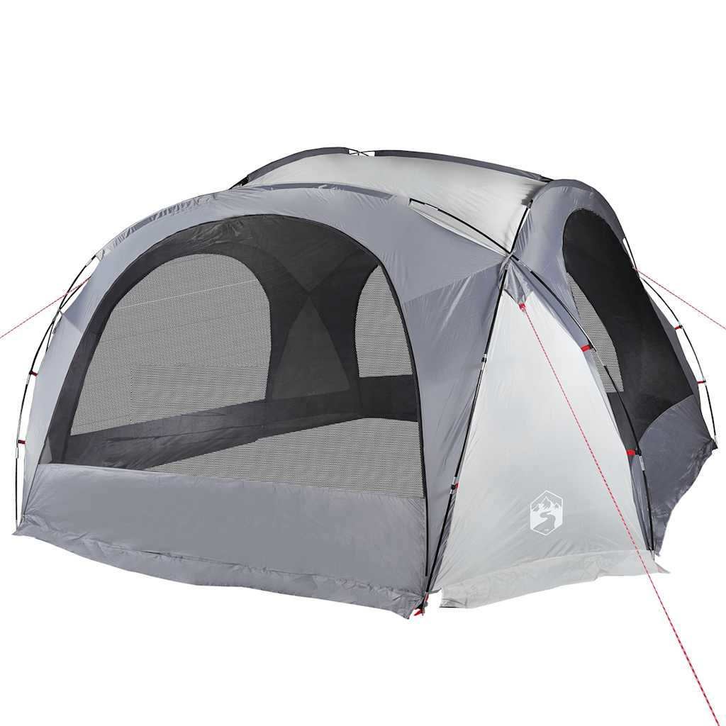 Tenda de festas impermeável branco e cinzento