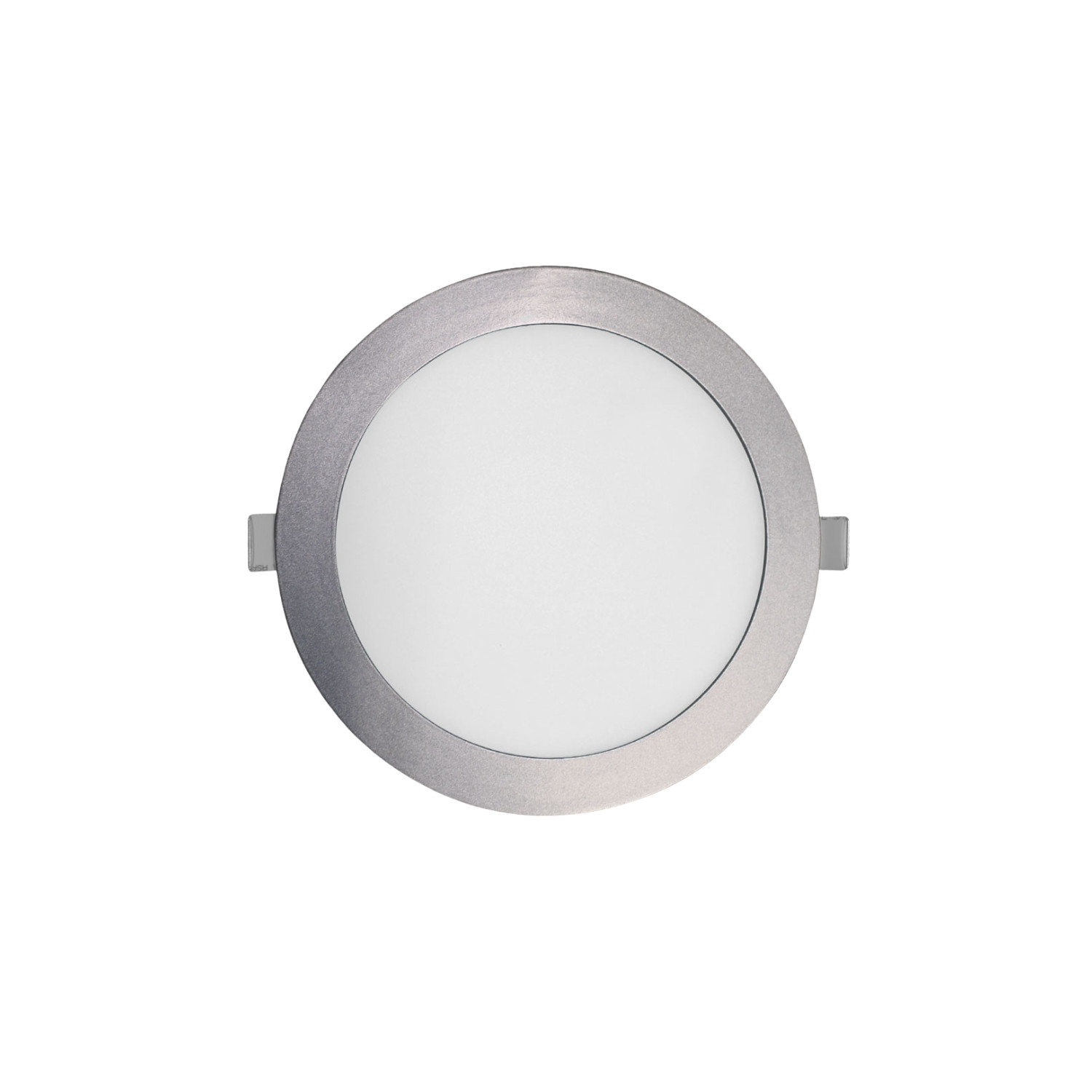 Downlight LED embutir redondo 18w 1400lm 4000k cromo ip44 secom
