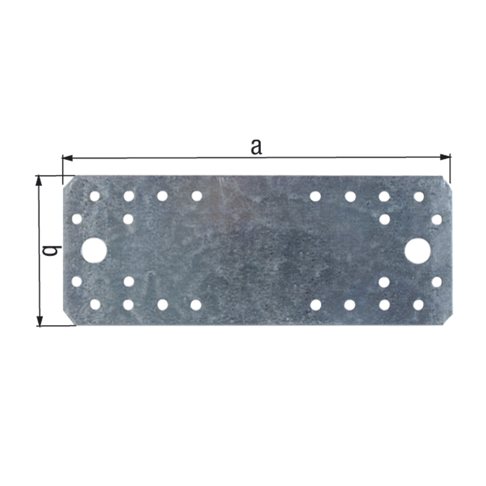 CHAPA DE MONTAGEM 55 x 135 mm INOX