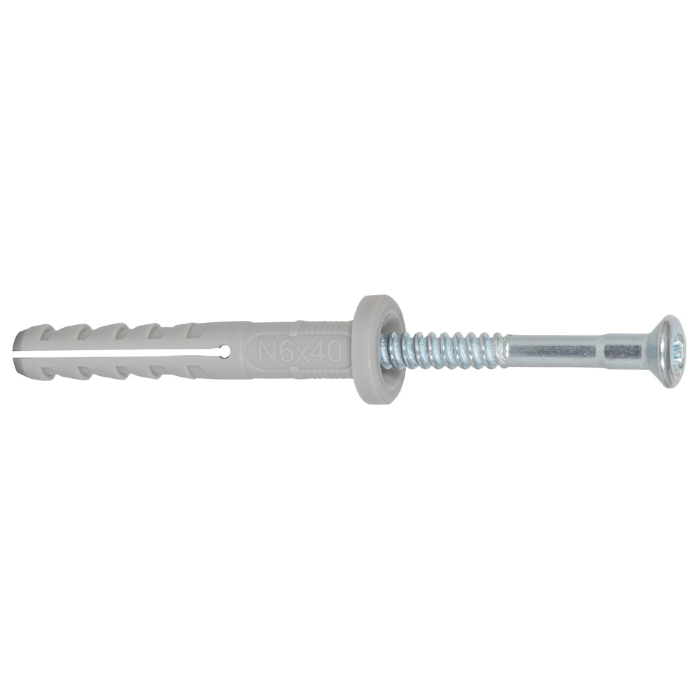 PACK 10 BUCHAS COM PREGO FISCHER 8 X 80 mm