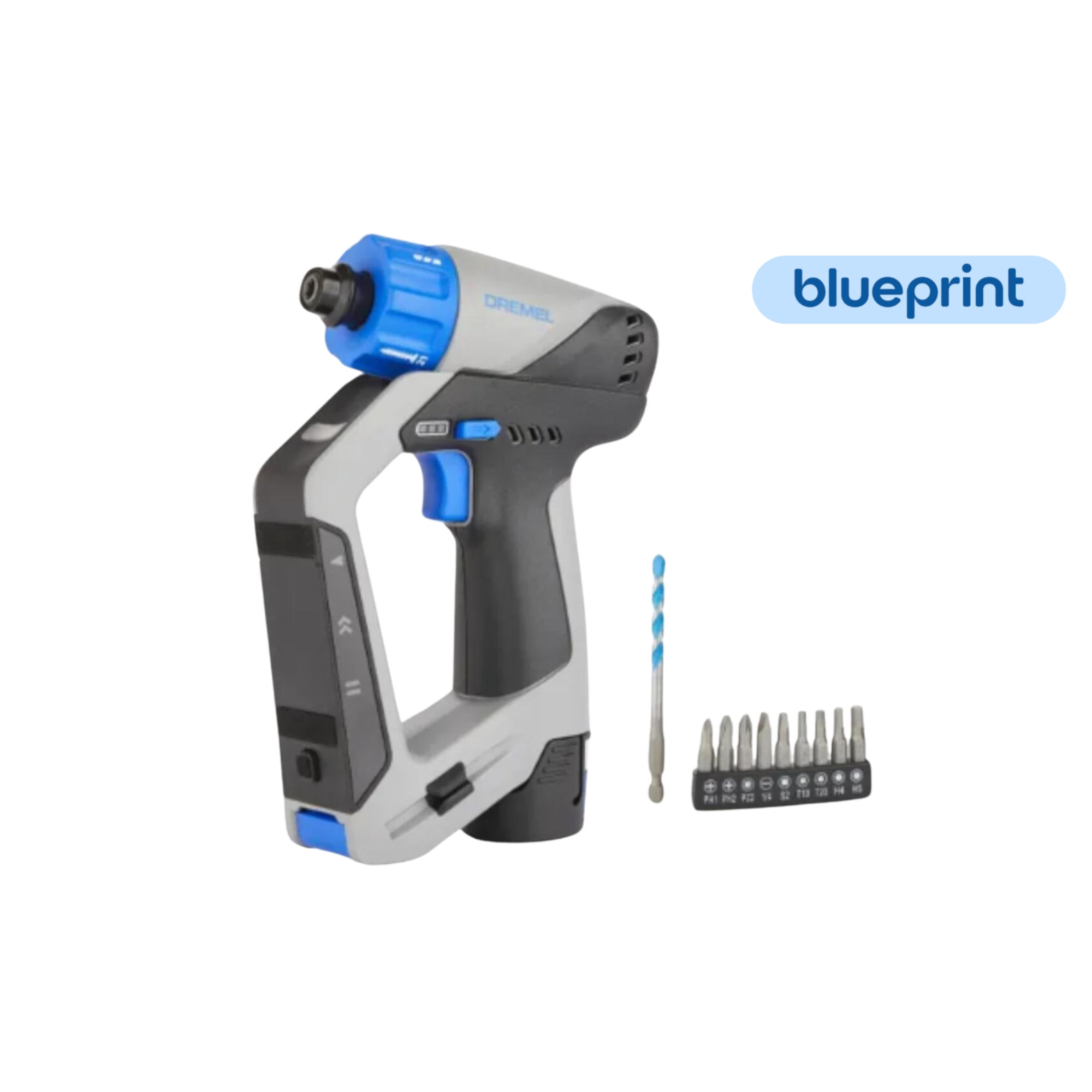 Multiaparafusador 3 em 1 12V + detetor e nível laser Dremel