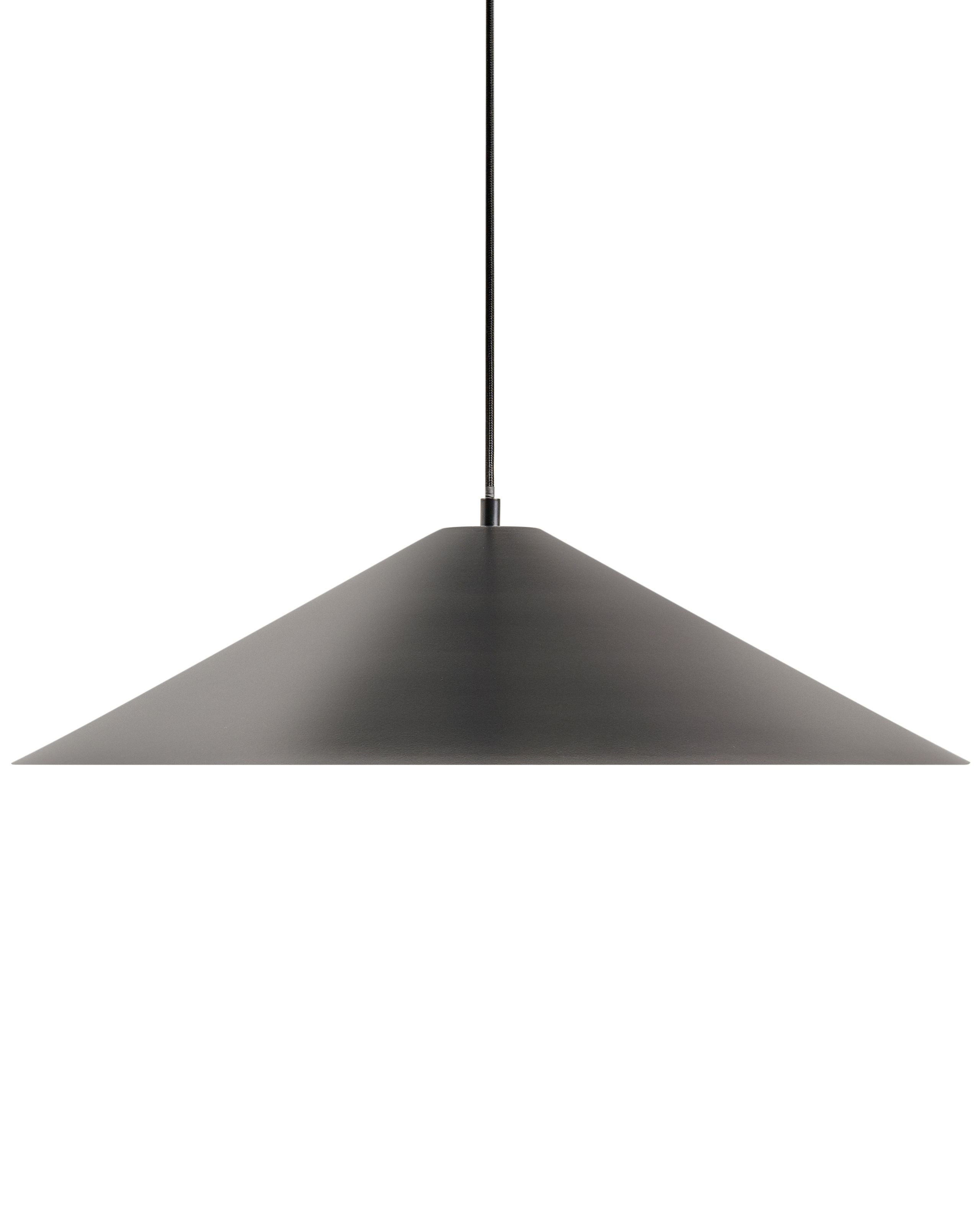 Candeeiro suspenso raspaculo metal preto