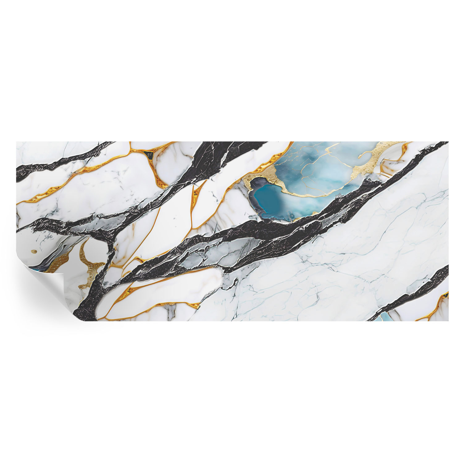 Papel de parede autocolante mármore elegante 250x104 tulup