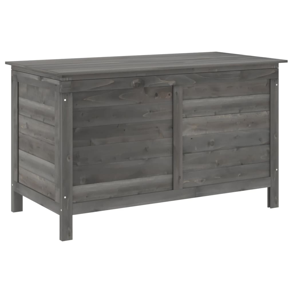 Caixa arrumação p/ jardim 99x49,5x58,5cm abeto maciço antracite