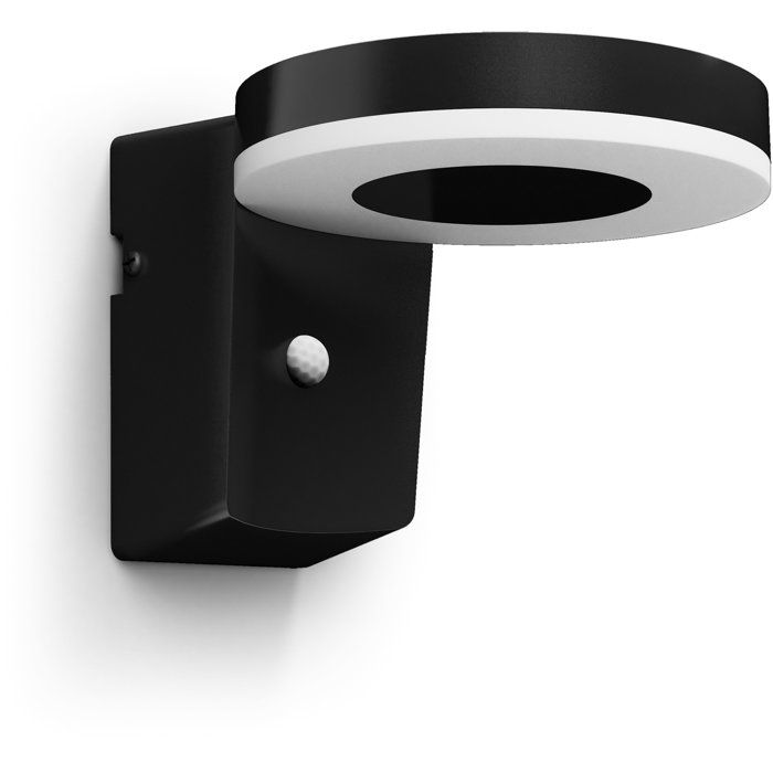 Aplique de parede - philips - zonale - solar redondo - ultra eficiente