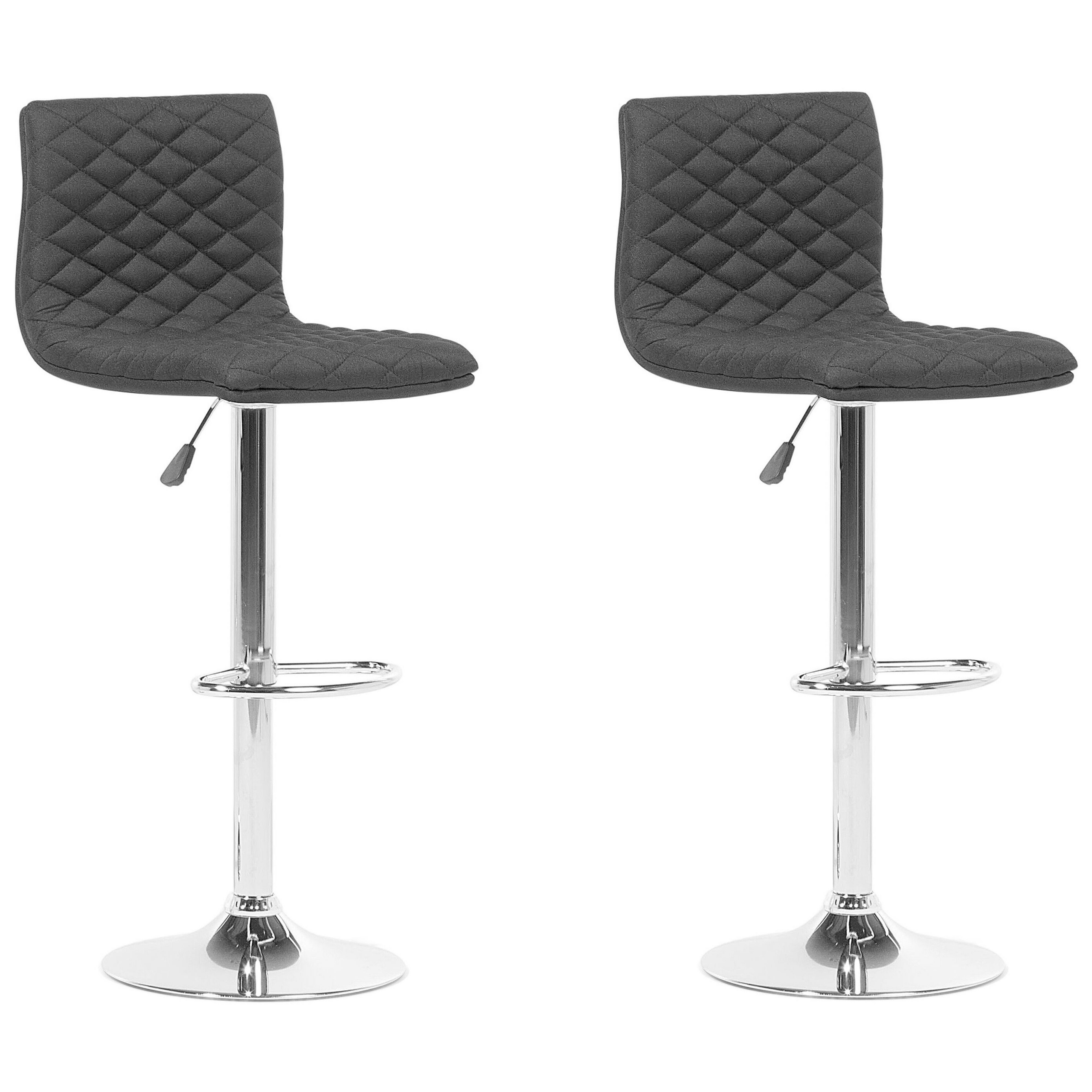 Conjunto de 2 bancos de bar orlando preto