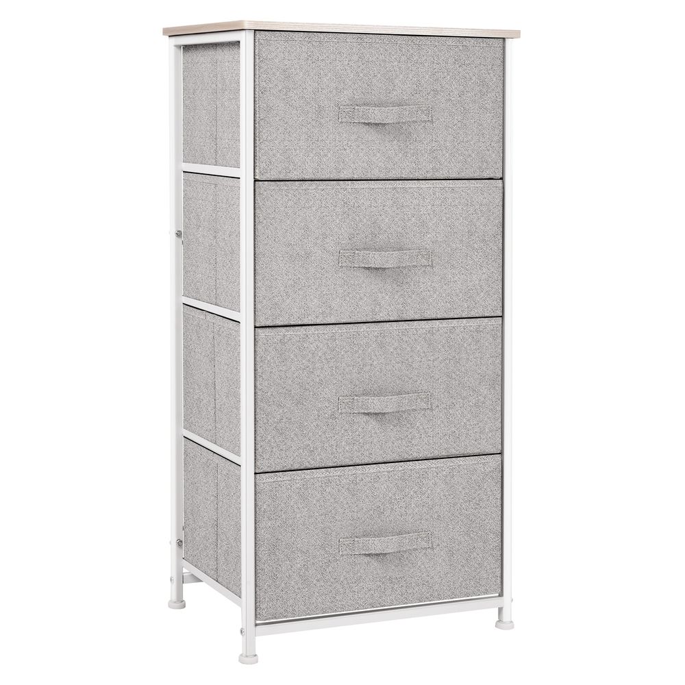 Cómoda com 4 gaveta 45x30x92 cm multicolor Homcom