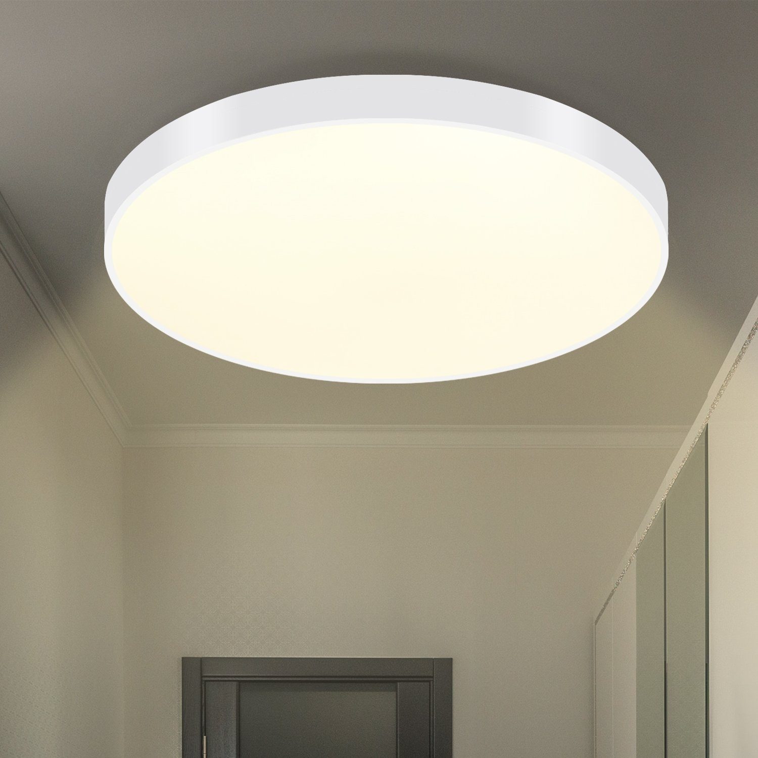 Nettlife lámpara LED lámpara blanca cálida - lámpara 12w ip44