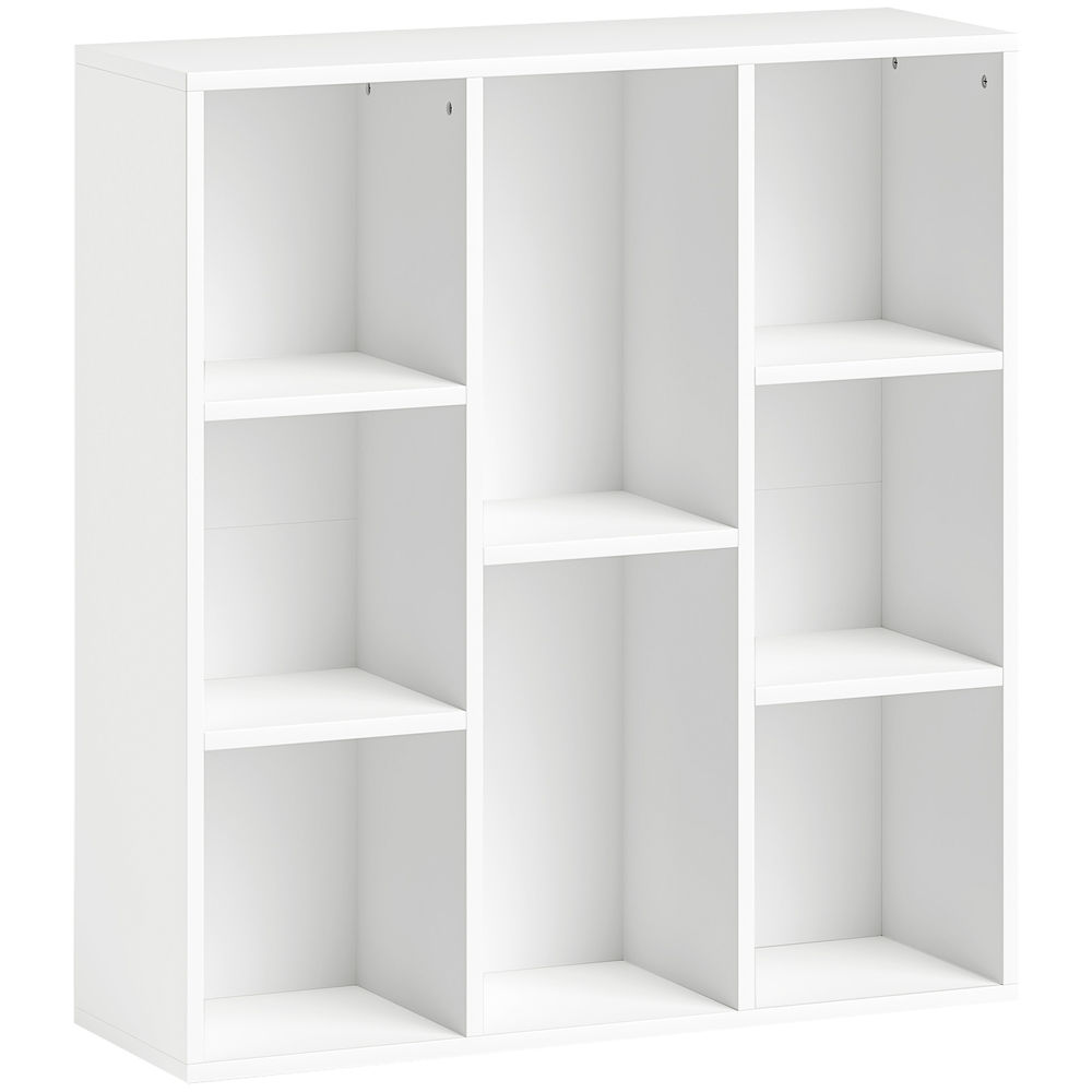 Estante 74,3x24x80 cm color blanco Homcom, casa - móveis de armazenamento