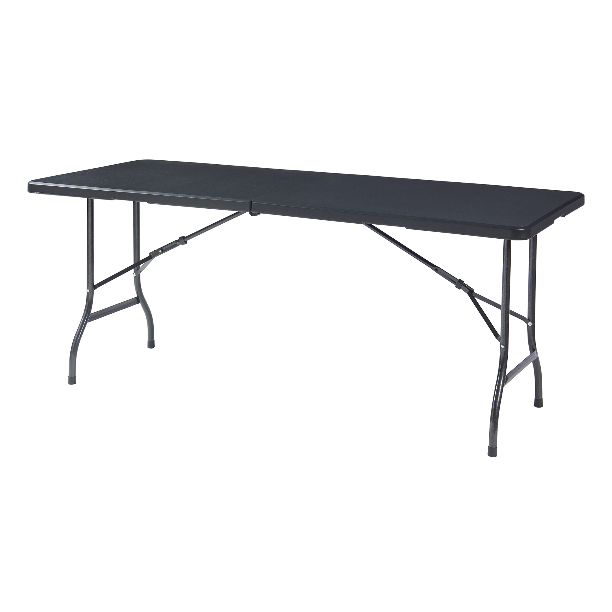 Mesa dobrável de exterior ljusnarsberg metal/plástico 180x75x72cm - preto