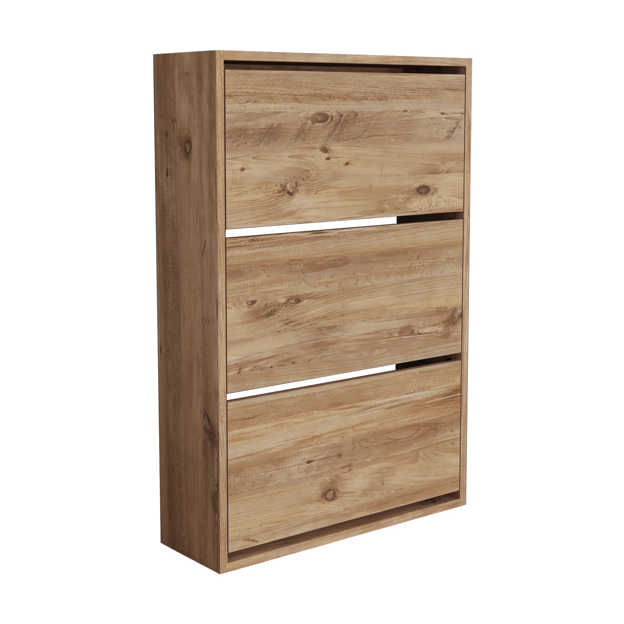 Sapateira sokndal com 2 portas metálicas 71 x 50 x 15 cm branco [en.casa]