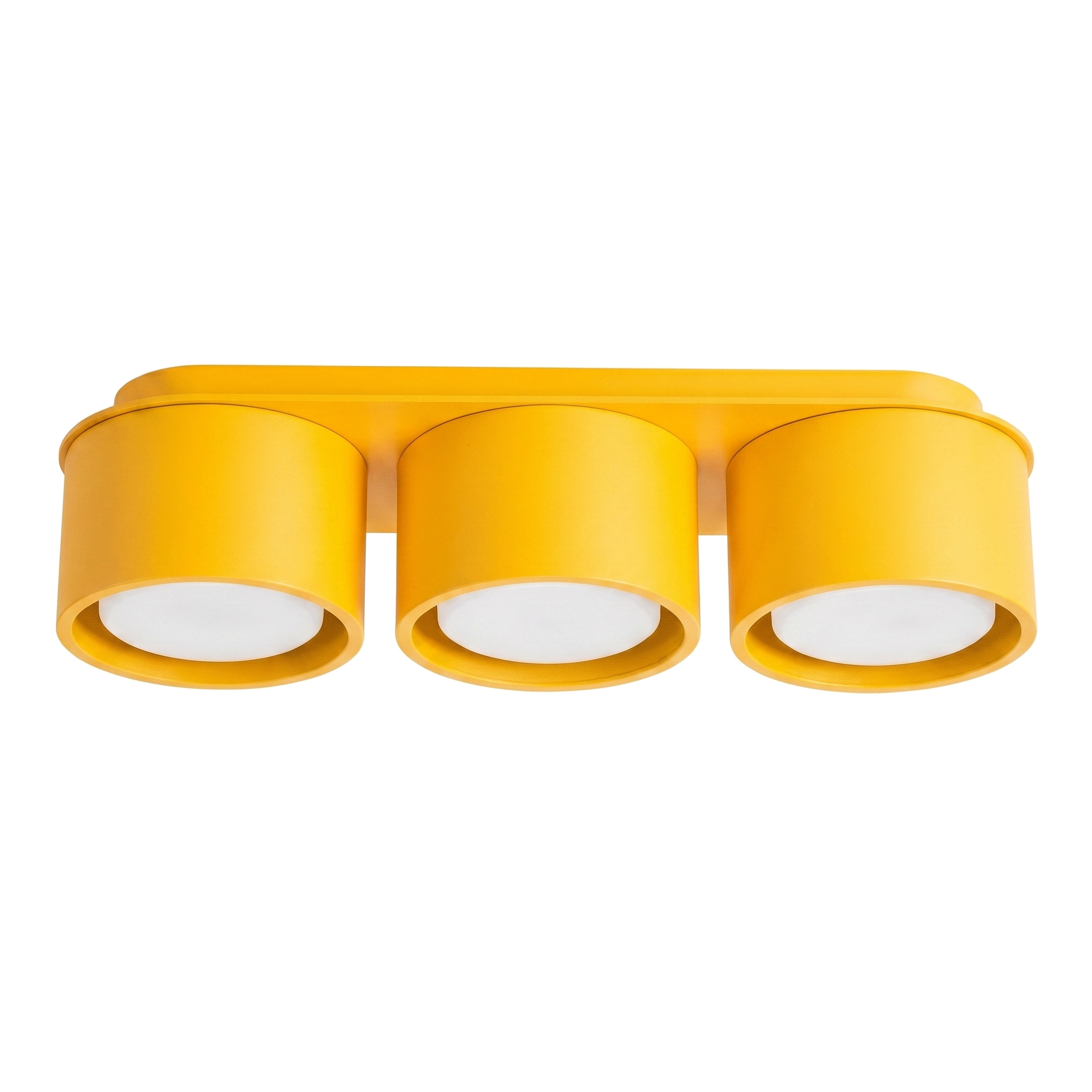 Plafons modo 3 amarelo alumínio 32.4x8.2x10.4cm
