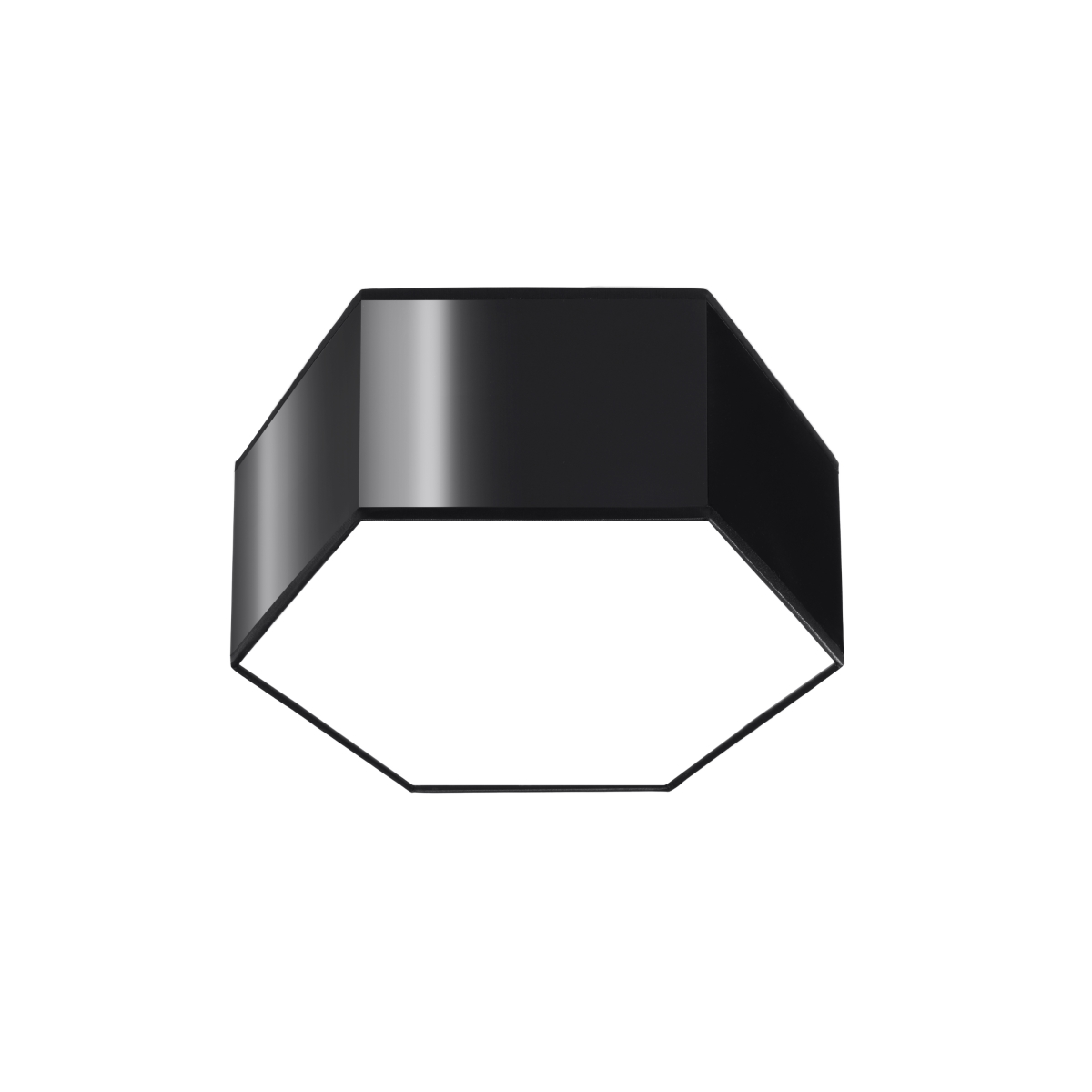 Lámpara de techo sunde 2 negro cloruro de polivinilo 30.5x13.5x26.5cm