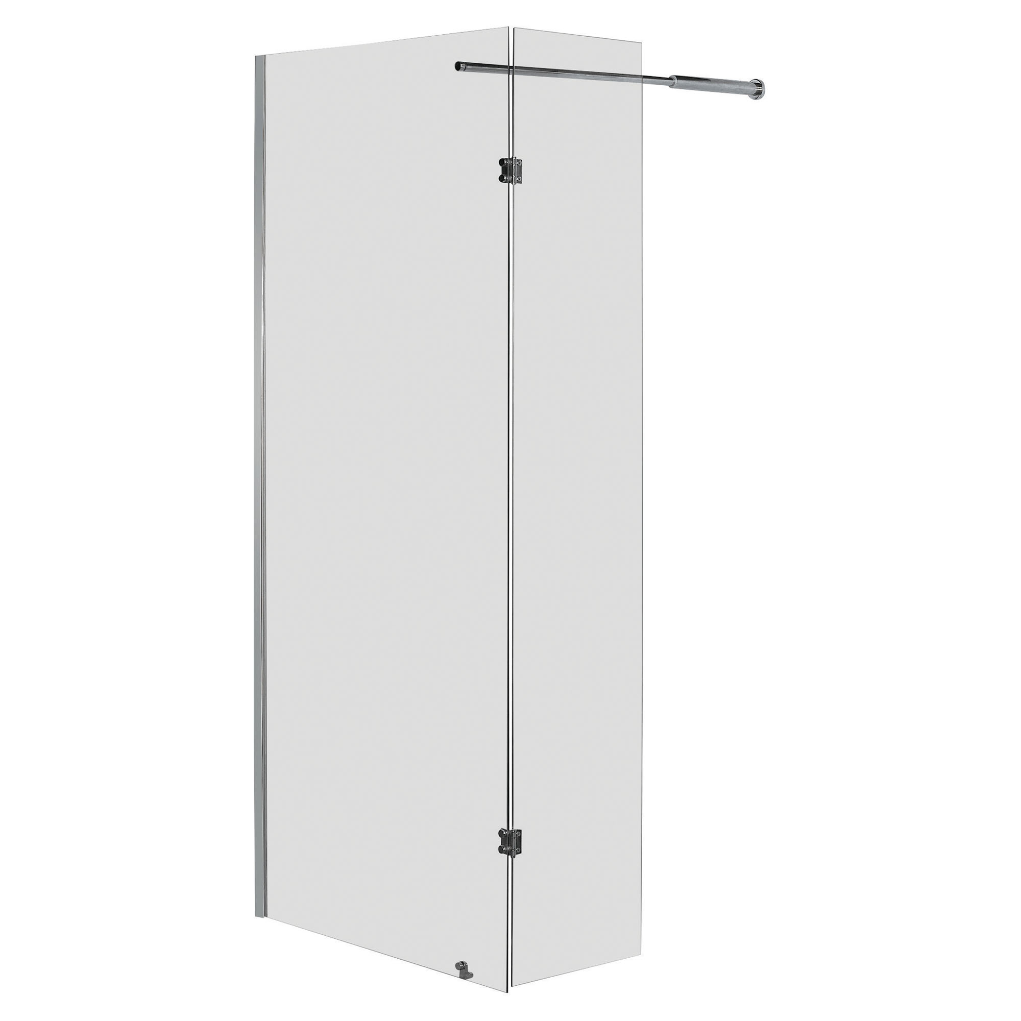 Ondee - painel de duche movível cariba - vidro 6mm - 2 painéis - 90x210cm