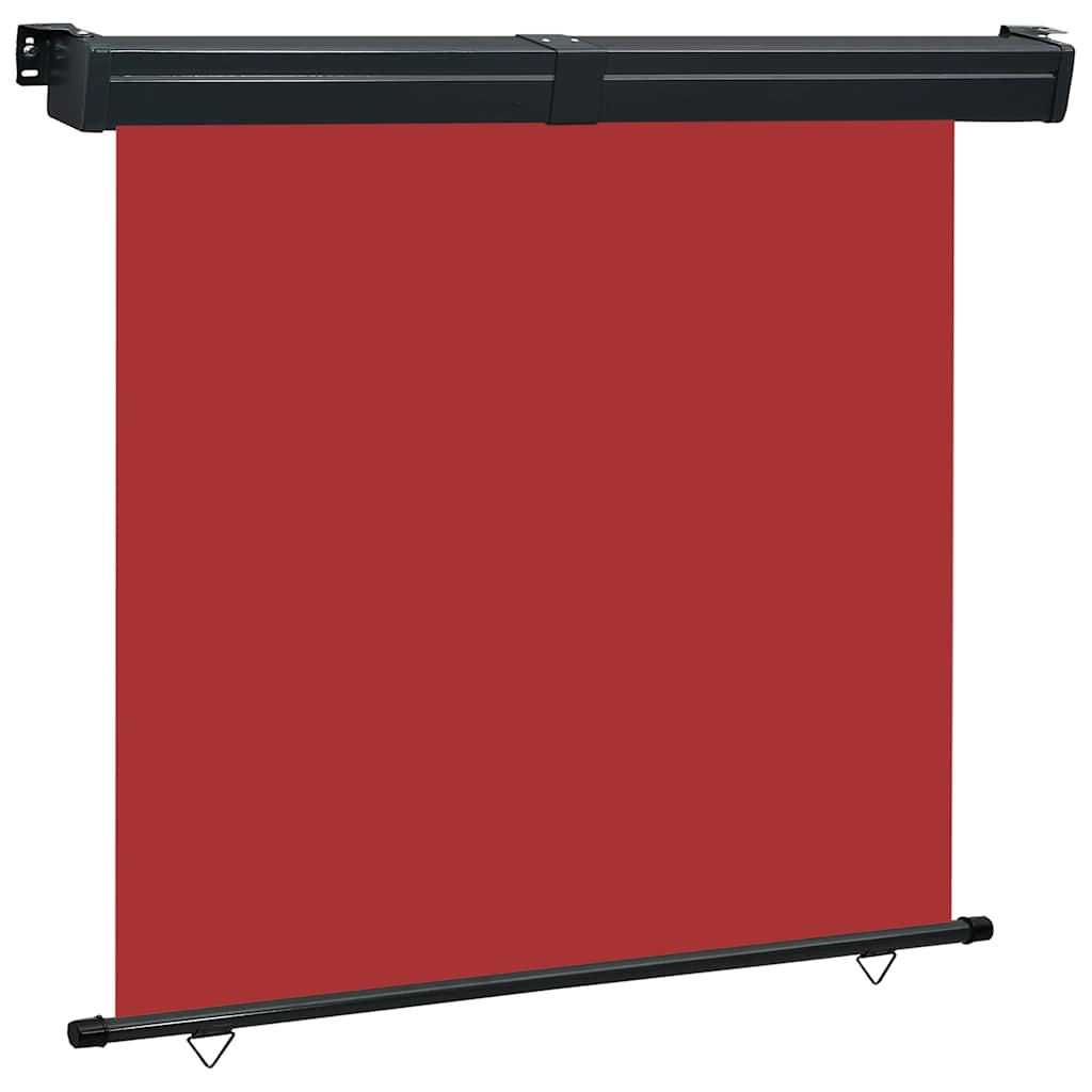 Toldo lateral para varanda 165x250 cm vermelho