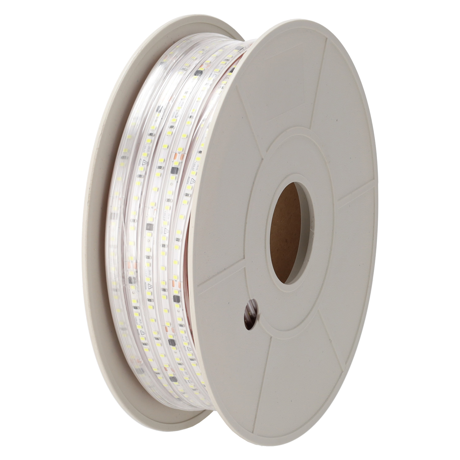 Fita de 120 LEDs/m 1500lm/m 4000ºk smd2835 auto retificado 220vac ip65