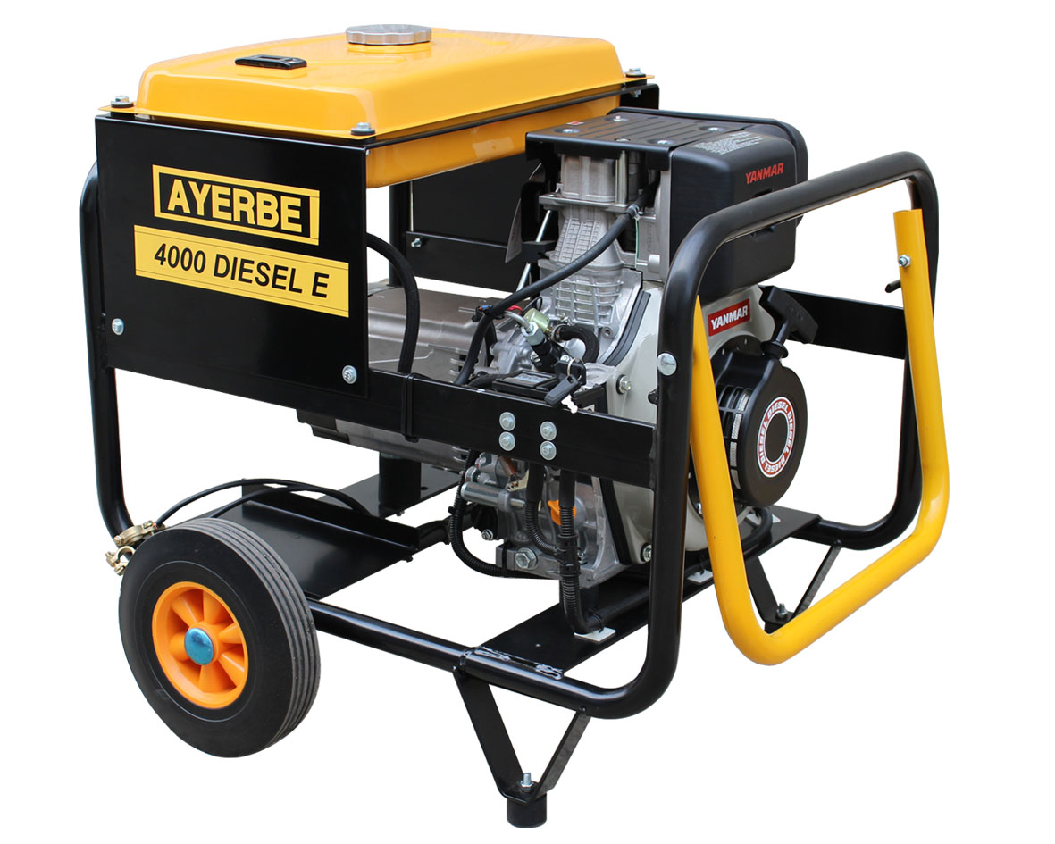 Ayerbe - 5418490 - 4000 gerador a diesel com partida elétrica