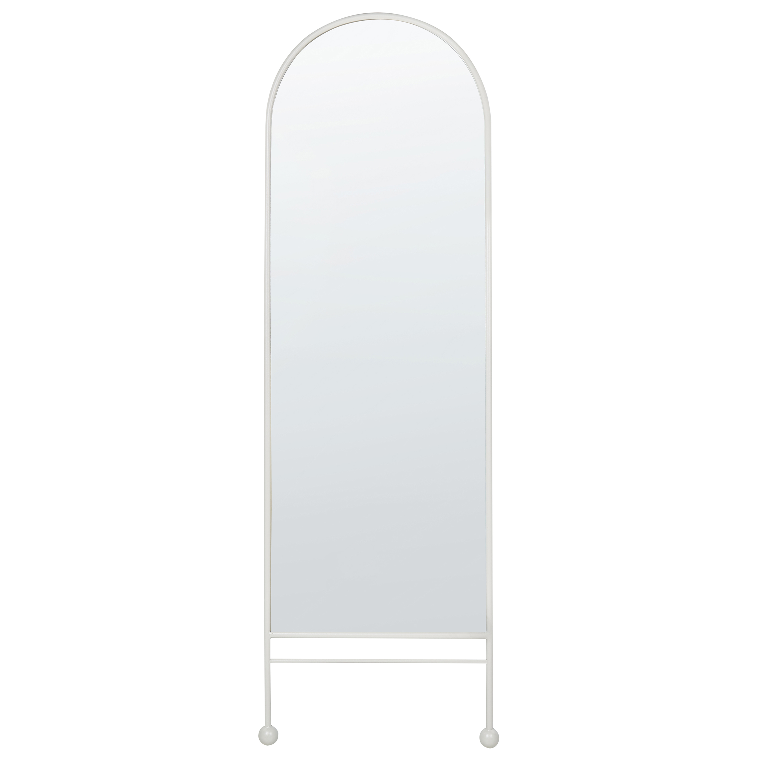 Espelho jarnages 45 cm 145 cm metal branco