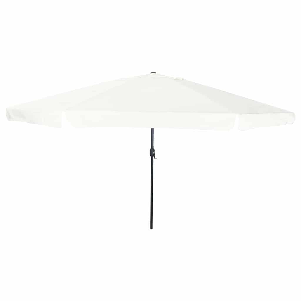 Helloshop26 - guarda-sol de jardim retangular - 395 x 395 x 245 cm