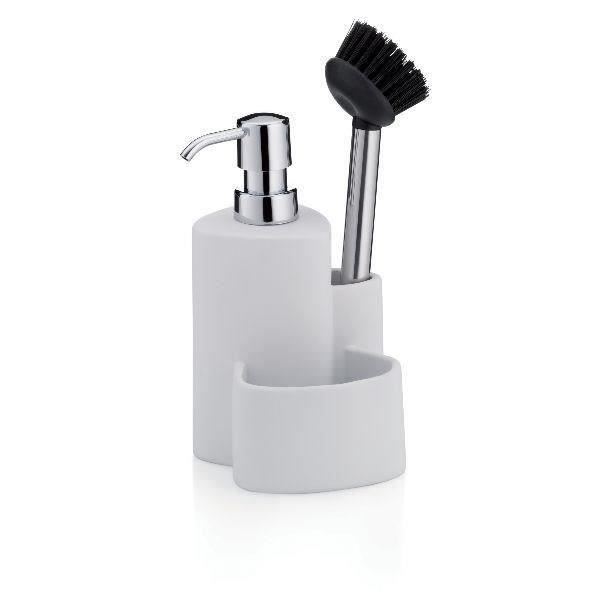 Dispensador de sabonete kela purana - multiuso - 35 cl - branco