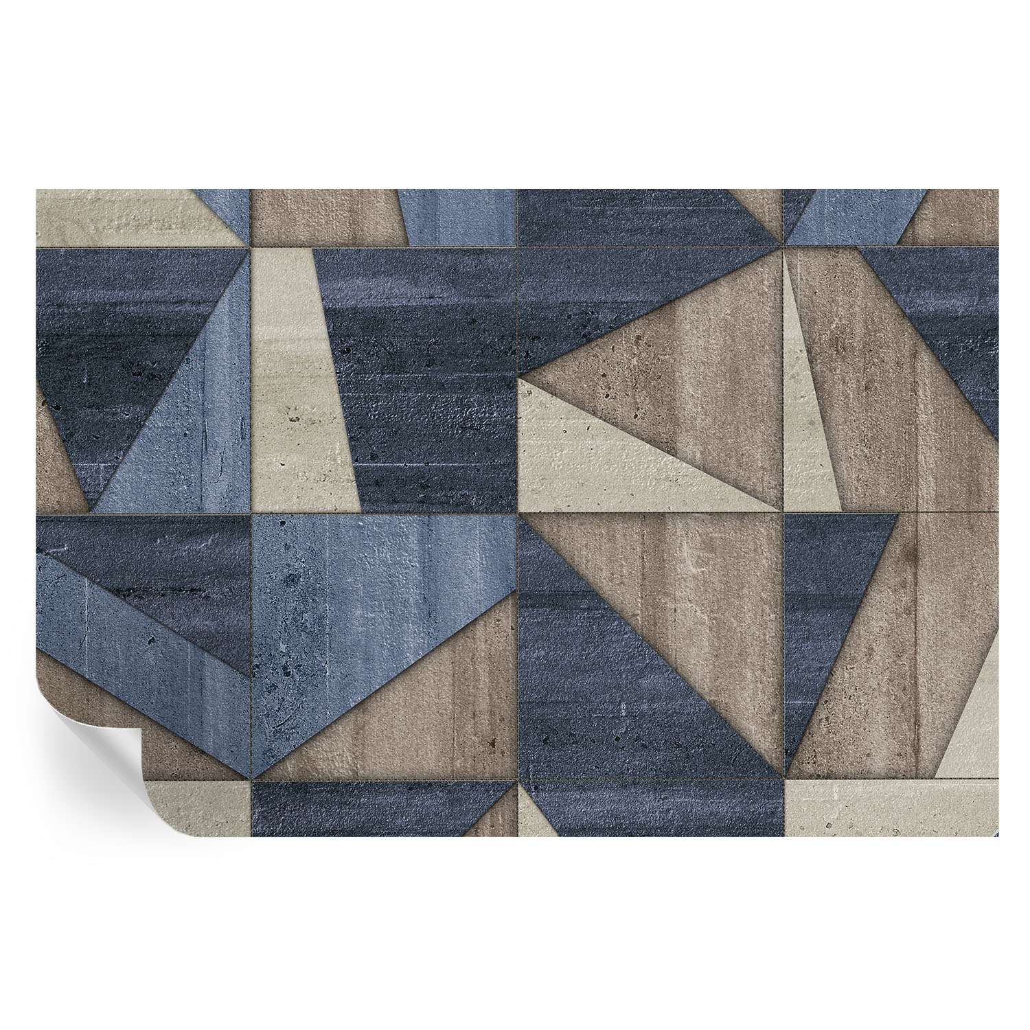 Papel de parede autocolante padrões geométricos 104x152 tulup