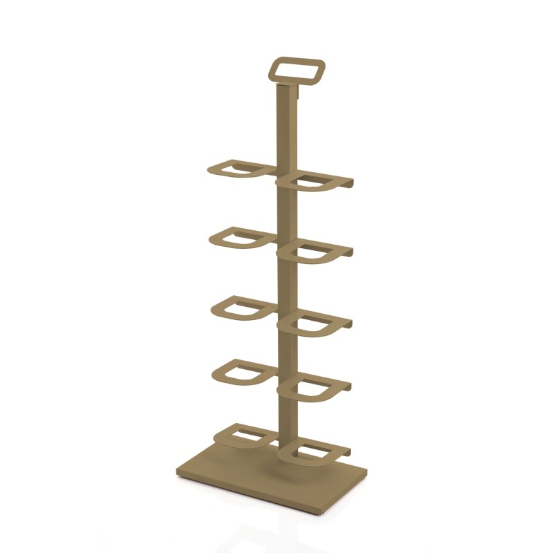 Tidy, cremalheira de metal portátil, muito resistente e durável