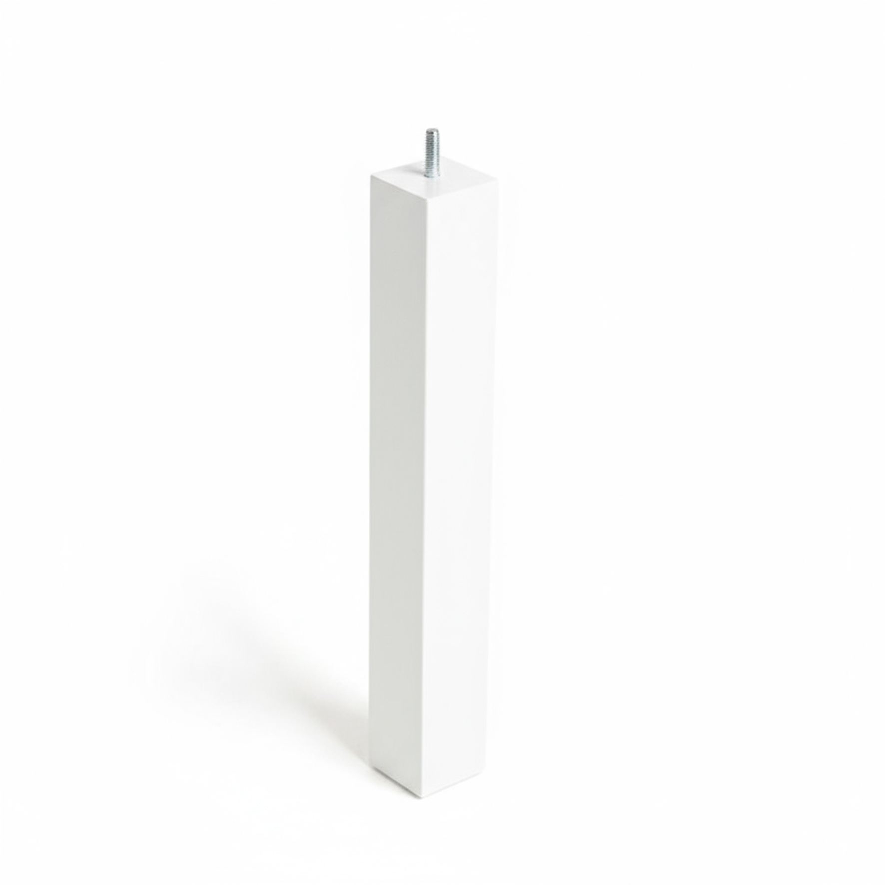 Rei | pé de madeira de 36 cm para mesa de centro ou móveis | faia branca |