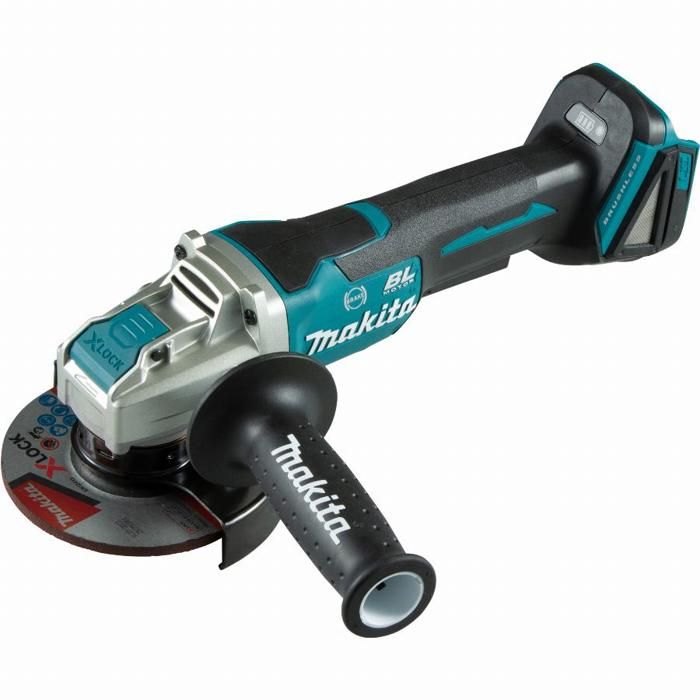 Moedor 125 mm freio bl + deadman 18v x-lock Makita sem bateria - dga520zx1