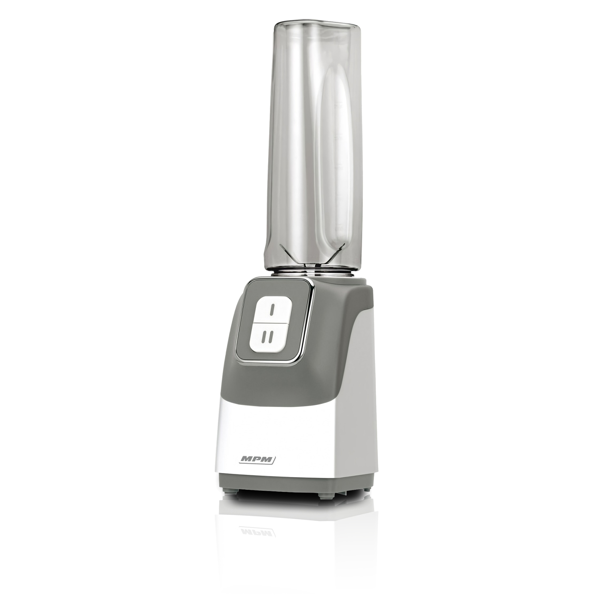 Liquidificador, smoothie, 2 garrafas portáti mpm mbl-22 cinza branco 350w