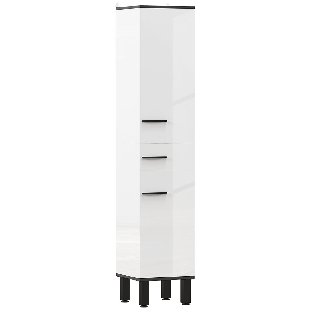 Coluna casa de banho 34x34x170 cm color blanco Homcom