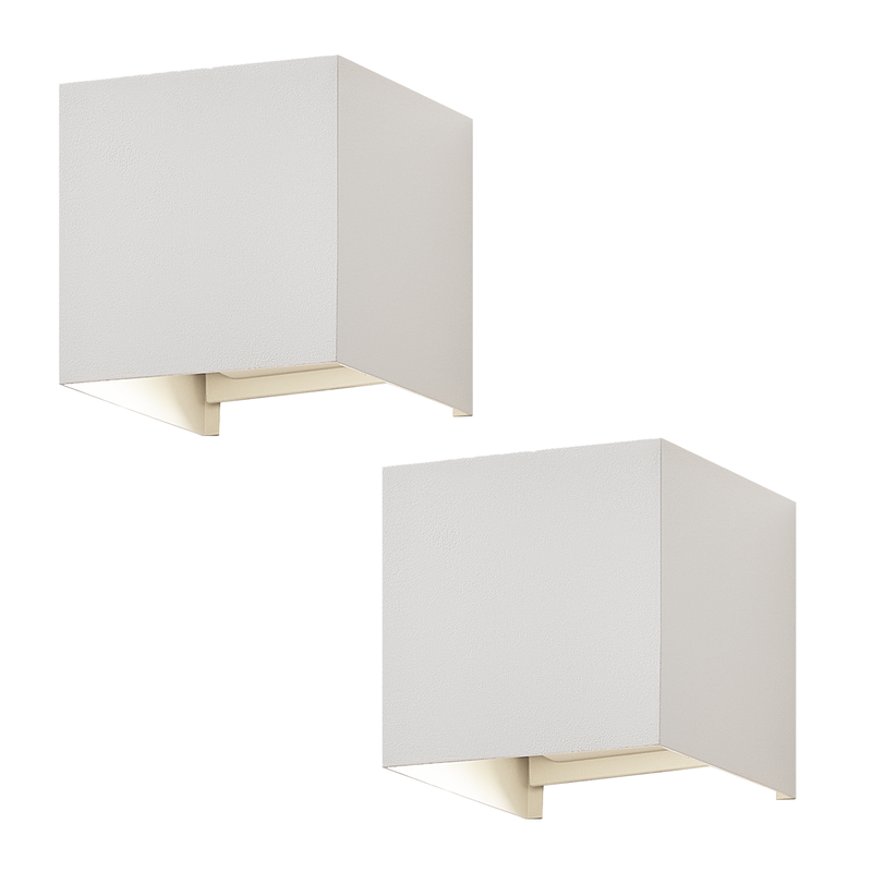 Nettlife aplique branco LED 10x10