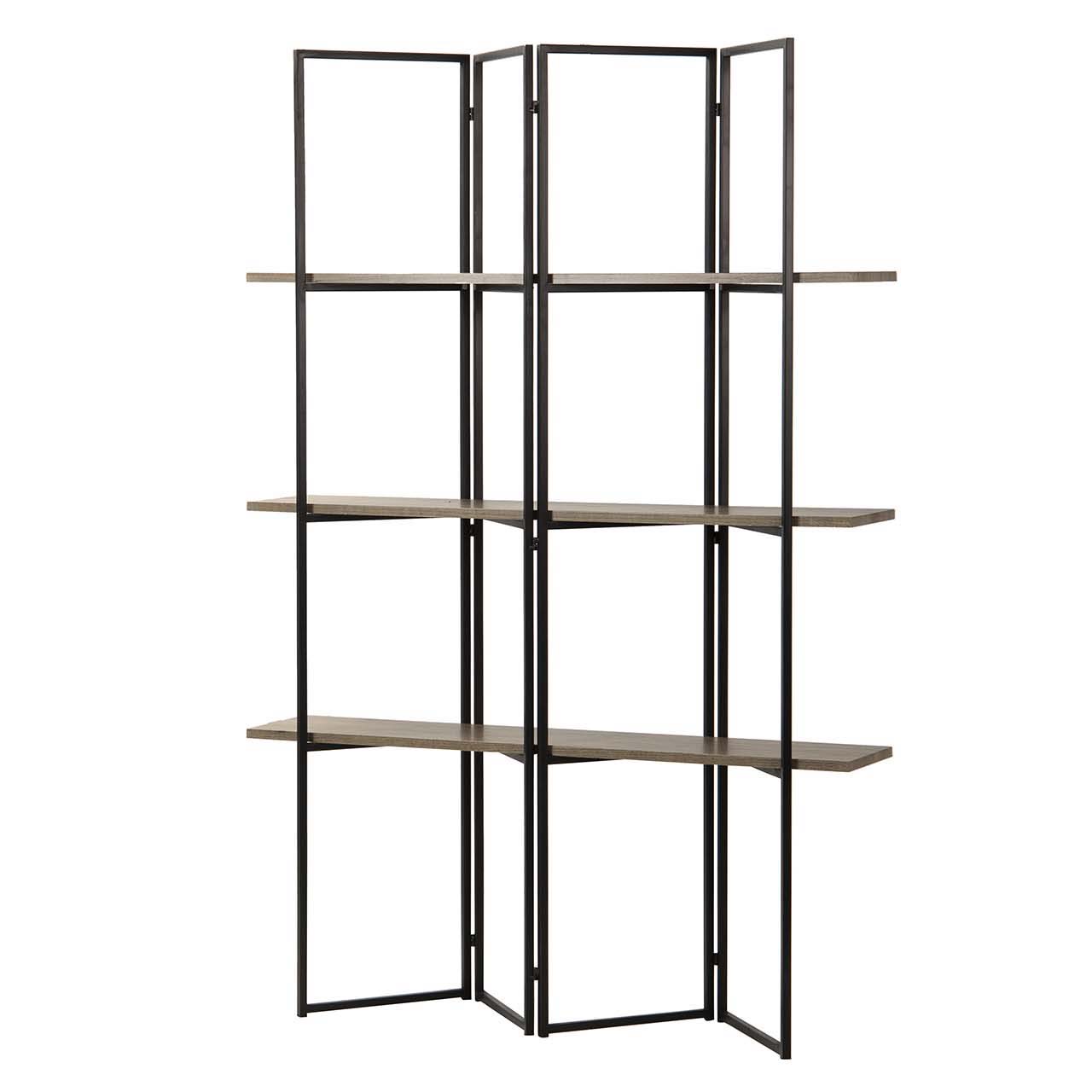 Estanteria mdf metal vinilo k/d 120x29x180 cm