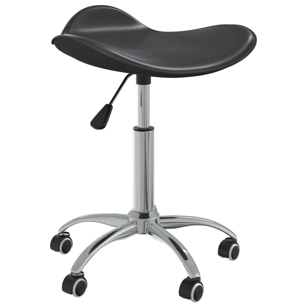 Cadeira de escritório couro artificial preto wf280233