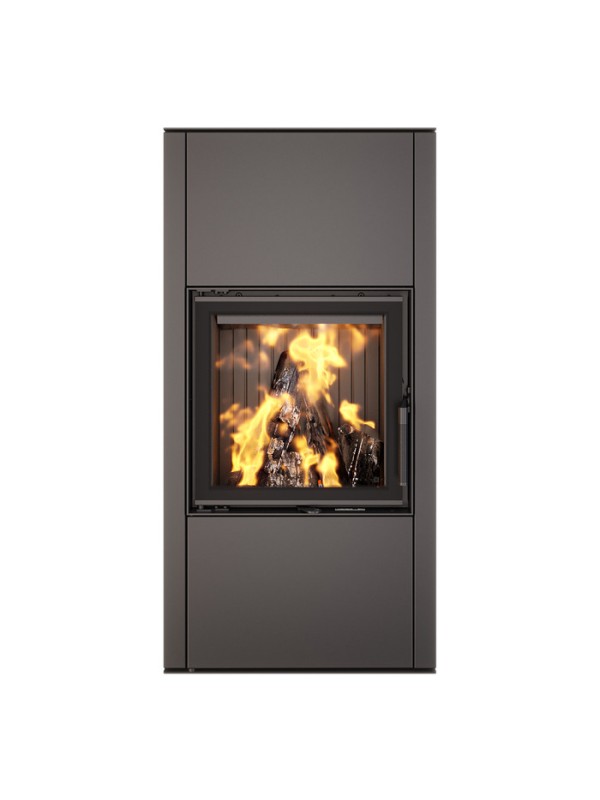 Recuperador de calor a lenha - vatra xl preto 50x50 eco