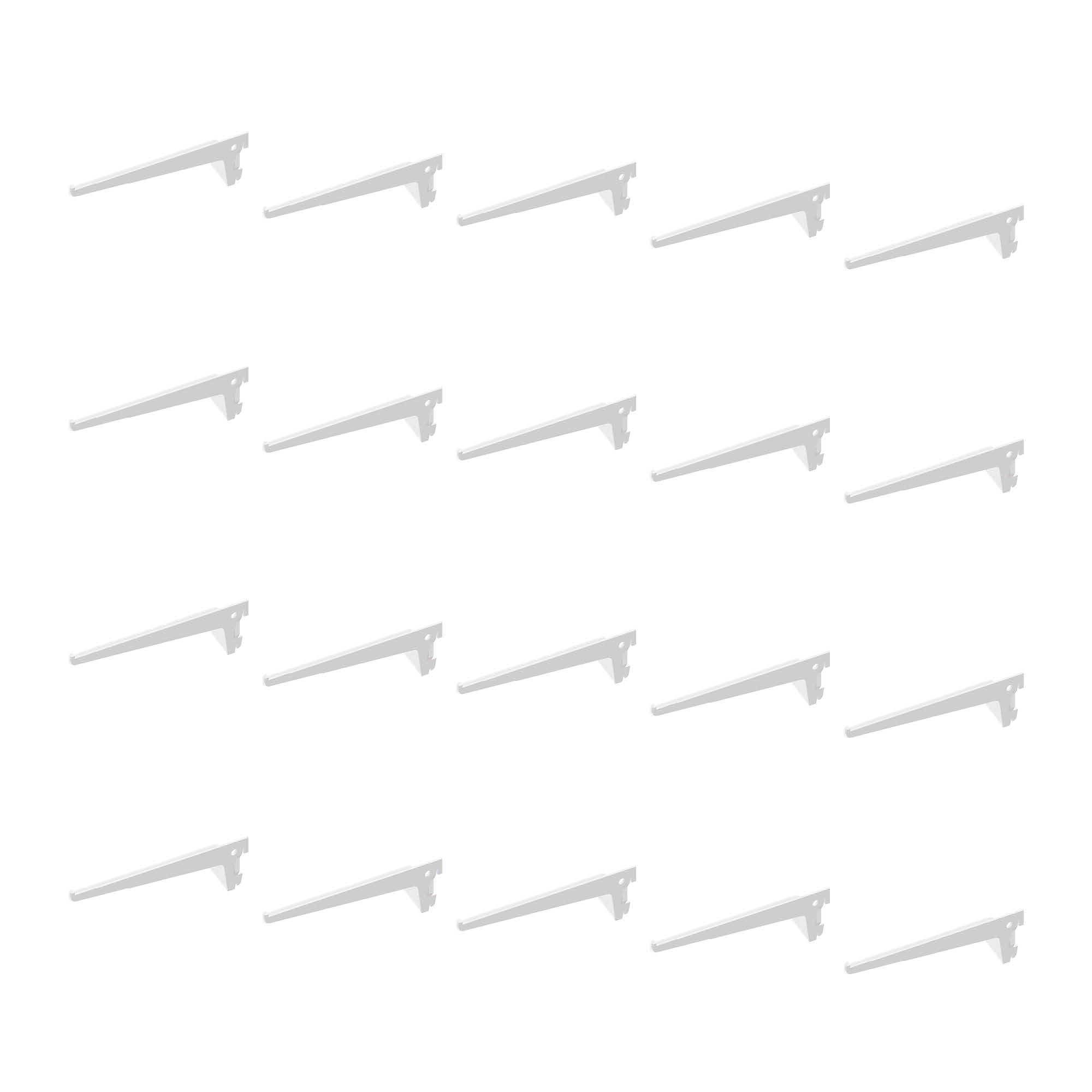 Suportes para prateleira jagmet de ranhura simples com passo 50 mm