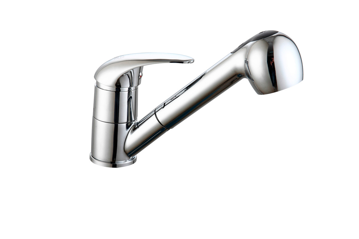 Grifo monomando de fregadero extraible modelo cares