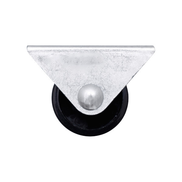 RODA FIXA Ø 2,5 CM COM CHAPA