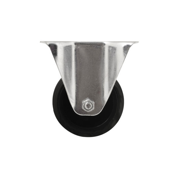 RODA FIXA Ø 8 CM COM CHAPA