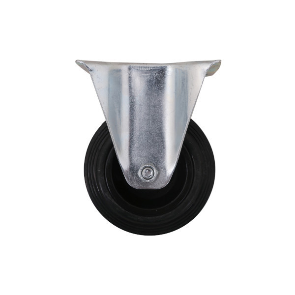 RODA FIXA Ø 10 CM COM CHAPA