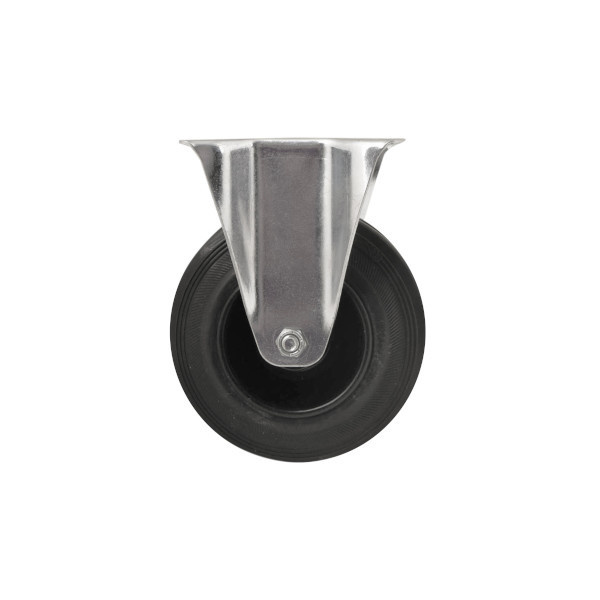 RODA FIXA Ø 12,5 CM COM CHAPA
