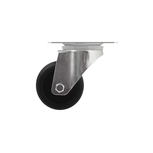 RODA GIRATÓRIA Ø 8 CM COM CHAPA