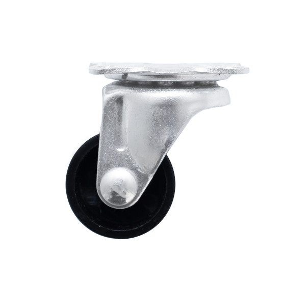 RODA GIRATÓRIA Ø 2,5 CM COM CHAPA