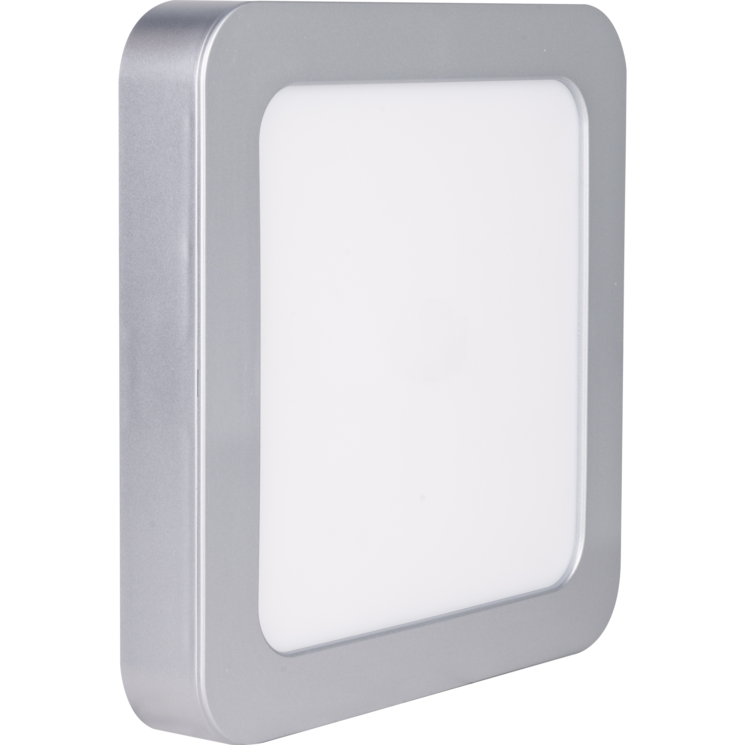 Downlight led quadrado cromado 22cm AllInOne
