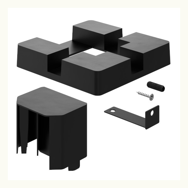 Kit de acessórios poste adaptador ângulos Neva