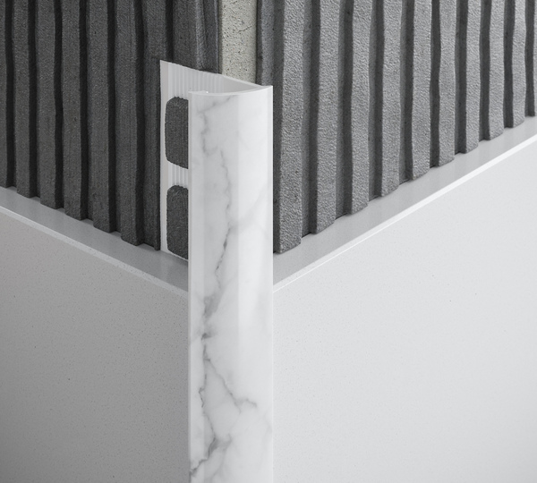 1/4 REDONDO DE BORDA EXTERNA PVC 9MM WHI