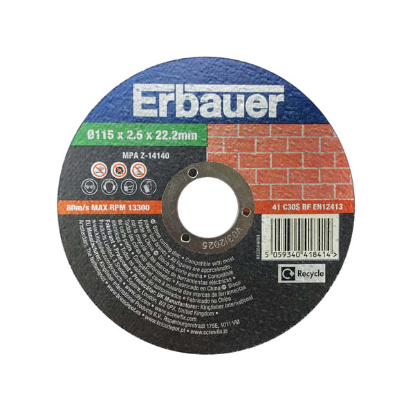 DISCO PEDRA 115X2,5X22 ERB