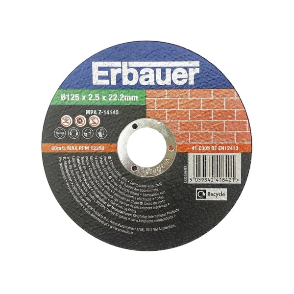 DISCO PEDRA 125X2,5X22 ERB