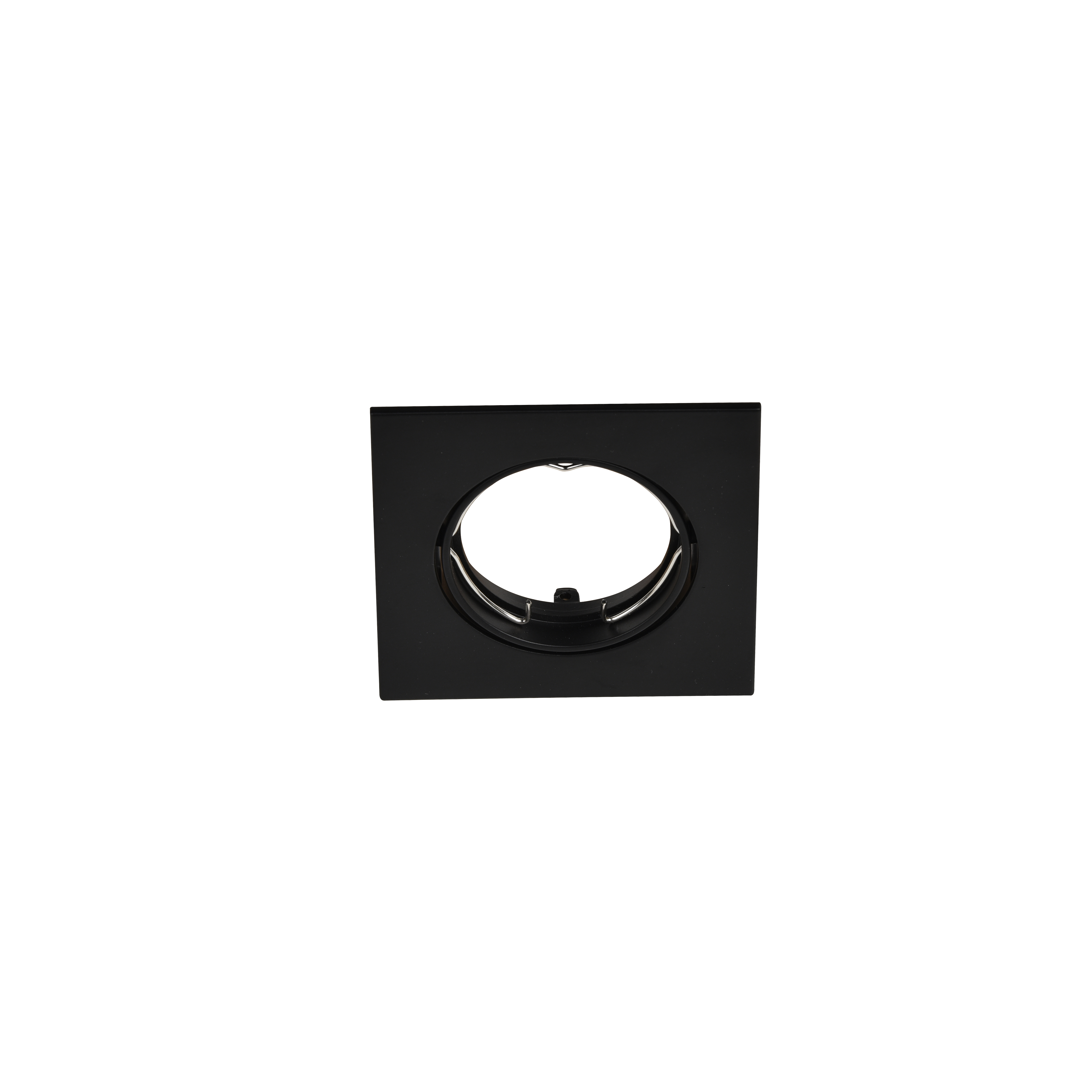 Aro para foco downlight embutido quadrado preto Cooke & Lewis